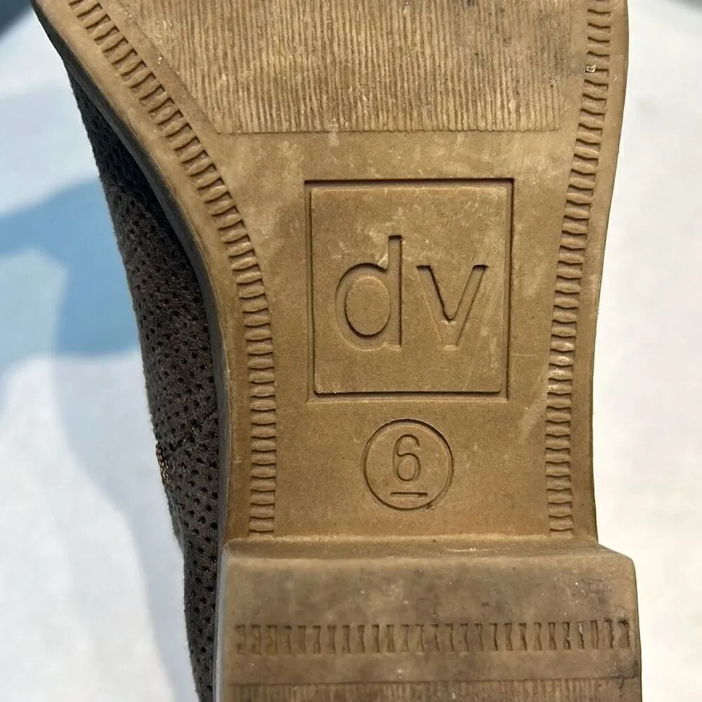 DV Dolce Vita Ankle Chelsea Boots Brown Womens Sz 6